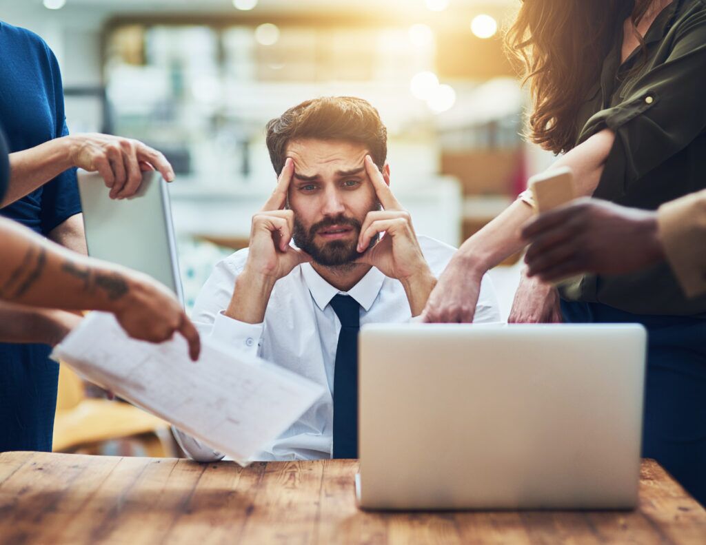 shot of a young businessman looking anxious in a d 2023 11 27 04 49 41 utc AM Healthcare